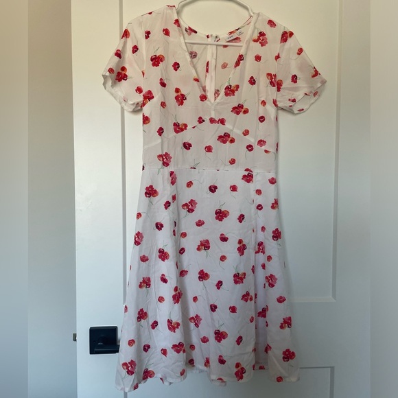 GAP Dress white floral print – Size 2 - Picture 1 of 12